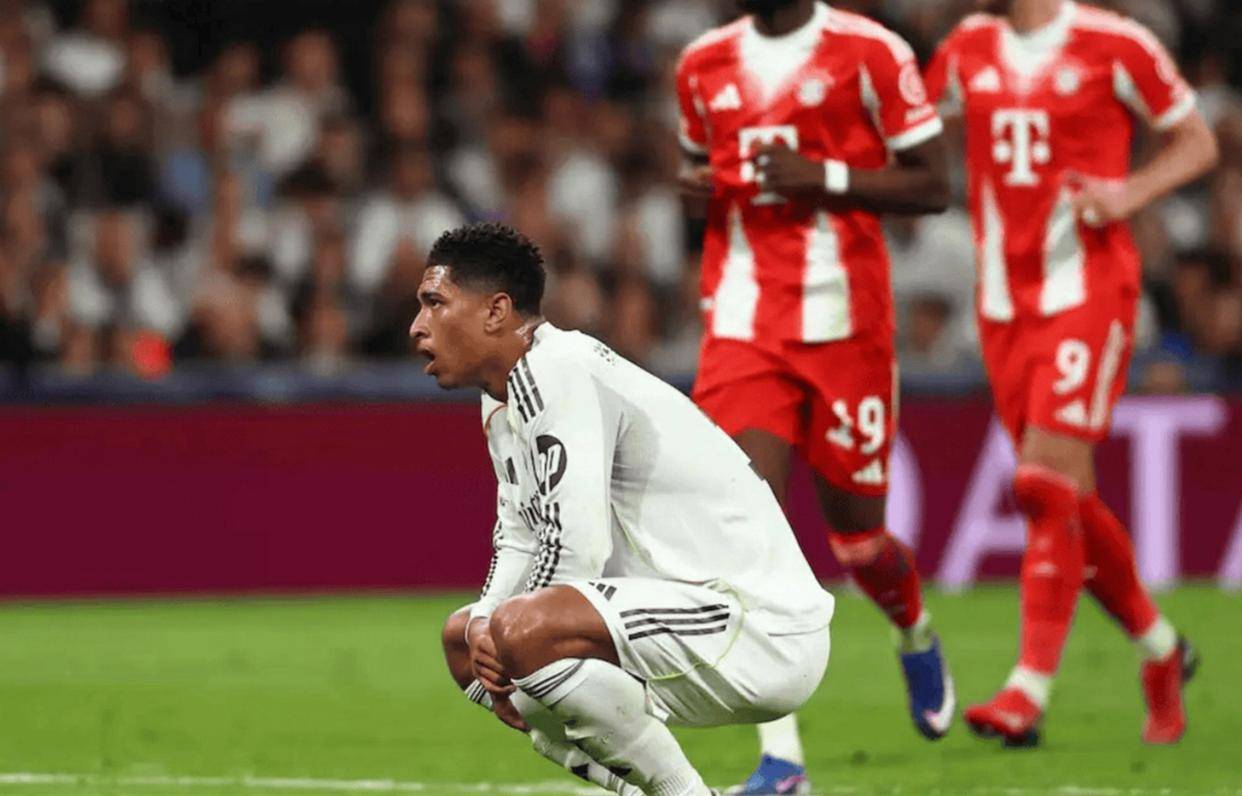 已经撕破脸！贝林厄姆吐槽维尼修斯不传球，小熊暴怒回怼：你想干啥！皇马欧冠出局夜已经失控